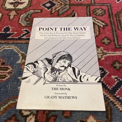 POINT THE WAY Billard By The Monk Edit Originale Dédicacée Par The Monk Rare !