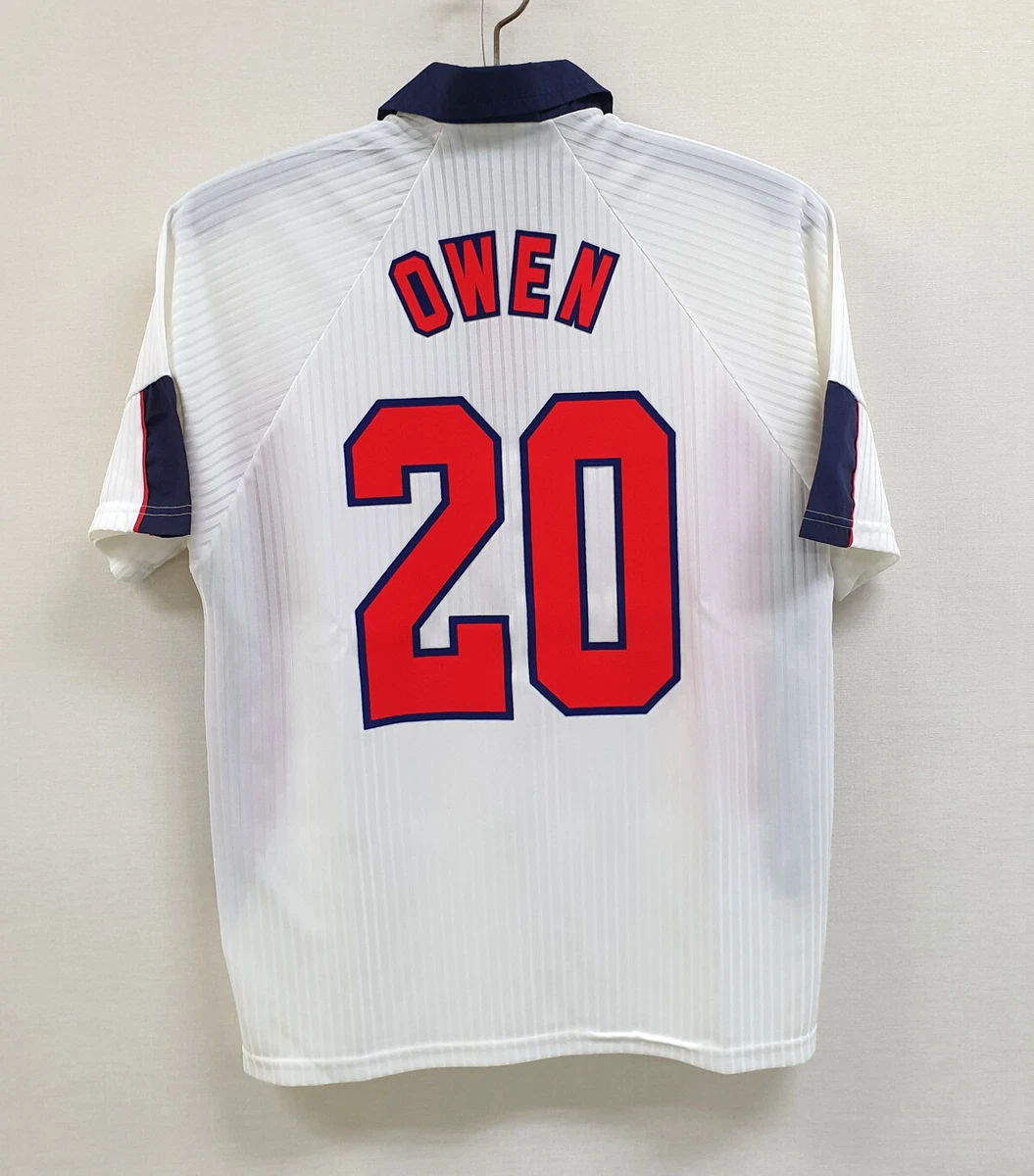 1998 ENGLAND Home shirt S/S No.20 OWEN 1998 France WorldCup