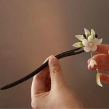Vintage Handmade Magnolia Flower Hair Stick Pins