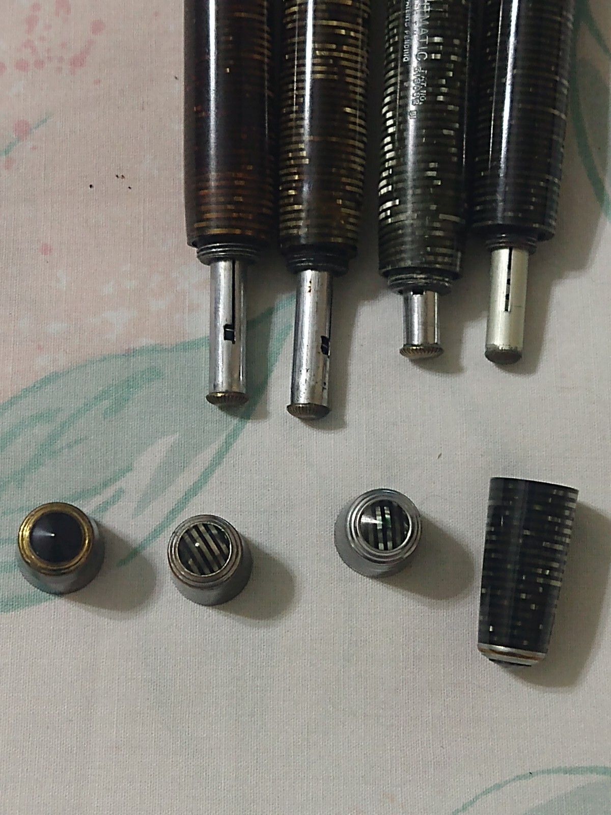 Lot Of 4 Parker Vacumatic Senior Size 14k Gold Nib Fountain Pens Made