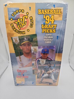 1994 Topps Stadium Club Draft Picks Baseball Box 24 Packs Factory Sealed 