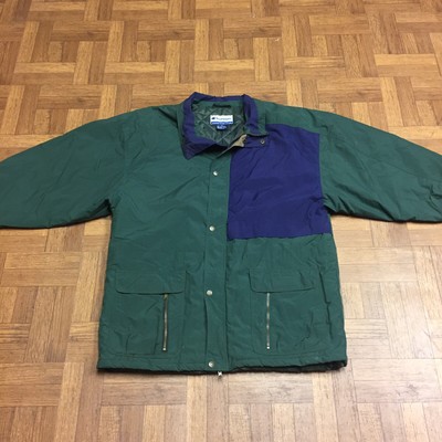 champion windbreaker green