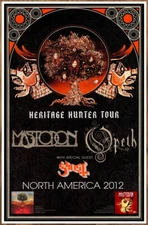 MASTODON | OPETH | GHOST Heritage Hunter Tour 2012 Ltd Ed RARE Poster! Metal
