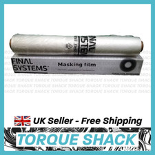 Car Masking Film 4Mx150M Clear Poly Wrap Car Spray Bagging Spray Sheeting FLMF4M