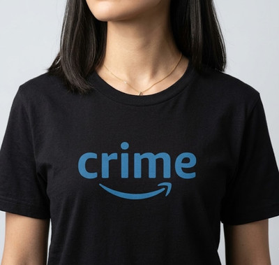 Prime Crime Shirt Unisex S-5XL Short-Sleeve Parody Logo Graphic Tee