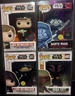 Funko Pop! Star Wars Bundle Of 4 Luke Skywalker Darth Maul Boba Fett Good Deal