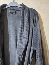 Dressing Gown. Long Bathrobe. Charcoal Grey. Size 22. Sainsbury Tu Clothing