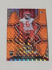 2022 Mosaic Bryan Cook Orange Reactive Prizm #397 Rookie