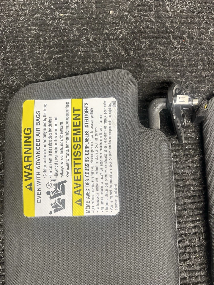 ☑️ 2015-2021 SUBARU WRX DERECHO IZQUIERDO PARASOL CONJUNTO ILUMINADO CON ESPEJO Foto 3 de 4