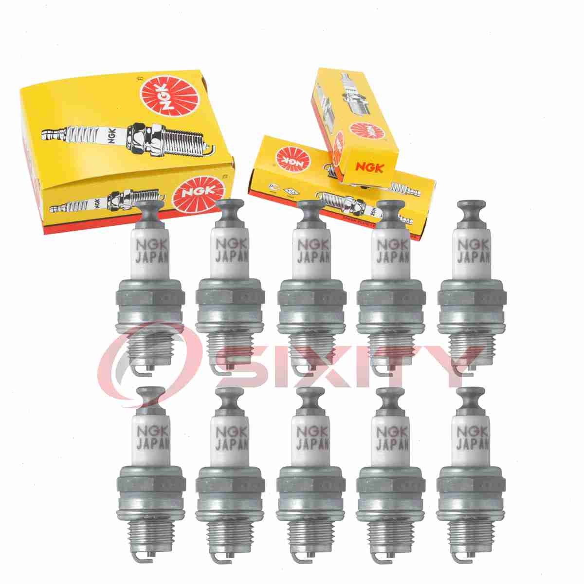10 pc NGK 5812 CM-6 Standard Spark Plugs for Y82 U20M-U A6S 98052-56471 877 di