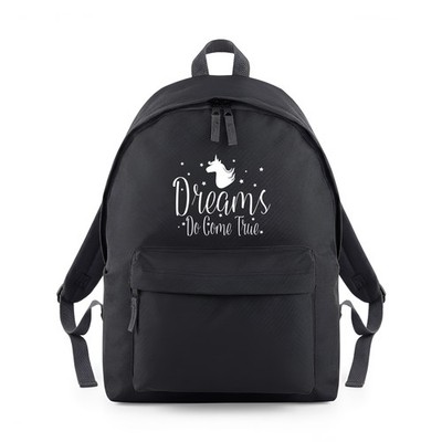 Dreams Do Come True Unicorn Fantasy Mythical Backpack Rucksack Schultasche