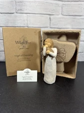 1999 Willow Tree Angel of Friendship Figure Dog Figurine Susan Lordi Demdaco NIB