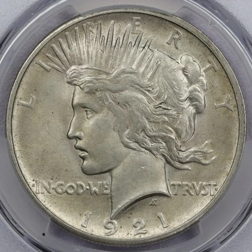 1921 High Relief Peace Silver Dollar - PCGS MS 62