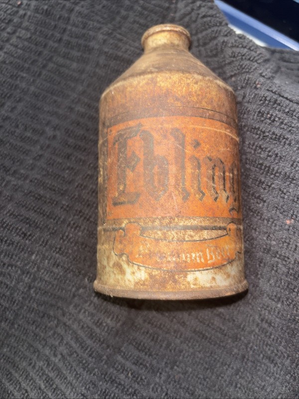 Ebling Premium Beer Quart Cone Top Pictures Show All