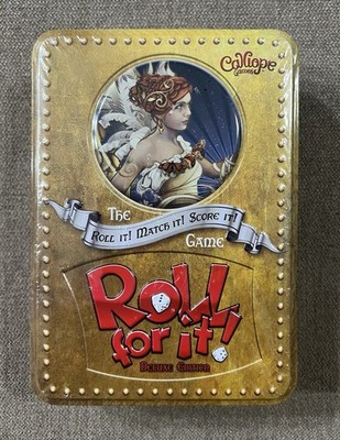 Calliope Games: Roll For It! Deluxe Edition Brand New SealedSlightly Dented Box