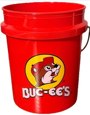Buc-ee s Red Mini Bucket   Official Buc-ee s Logo