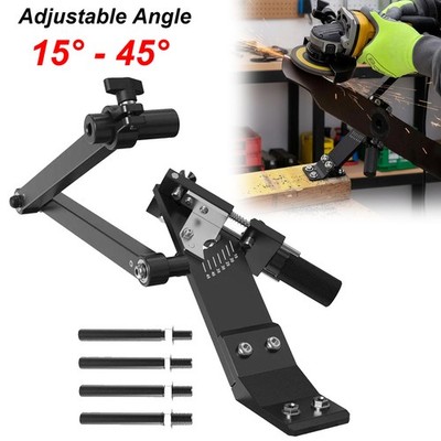 Lawn Mower Blade Sharpener 15°-45° Adjustable Frame with Ball Bearing Handle