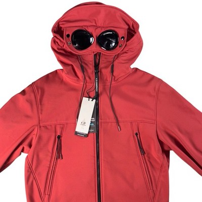 Red CP Company Softshell R Goggle Jacket | Size Medium (48) | BNWT 15CMOW002A