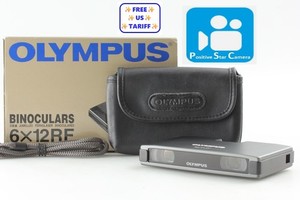 🎦👀✨MINT✨ Olympus 6x12 RF Field 9.6° Binoculars Deep Green 11x6.5x1.8cm JAPAN