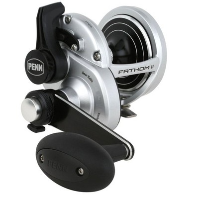 Penn Fathom II Lever Drag 2 Speed 25N LD - Rechtshand Multirolle, Meeresrolle 