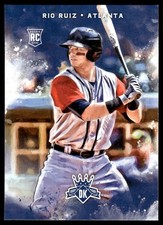 2017 Panini Diamond Kings Rio Ruiz Rookie Atlanta Braves #162