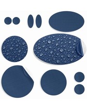 Repair Patches for Down Jackets 11 PCS Dark Navy Waterproof Self-Adhesive Tape