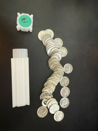 1961 P Roosevelt Dime 90% Silver (50 Roll) uncirculated