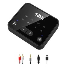 1Mii Bluetooth 5.3 Transmitter for TV to 2 Wireless Headphones, Long Range 10...