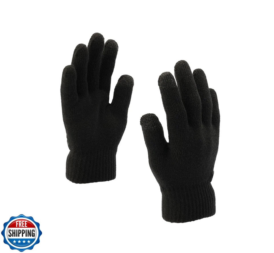 Pack de 2 guantes mágicos Timberland para hombre con tecnología de pantalla táctil, hoja de uva, Foto 4 de 4