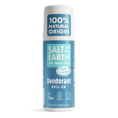 Salt of the Earth Natural Deodorant Roll-On Ocean & Coconut 75ml Vegan