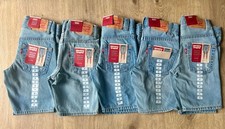 5 Levi's 511 Slim Fit Youth Boys 4 Reg Distressed Denim Shorts Adjustable Waist