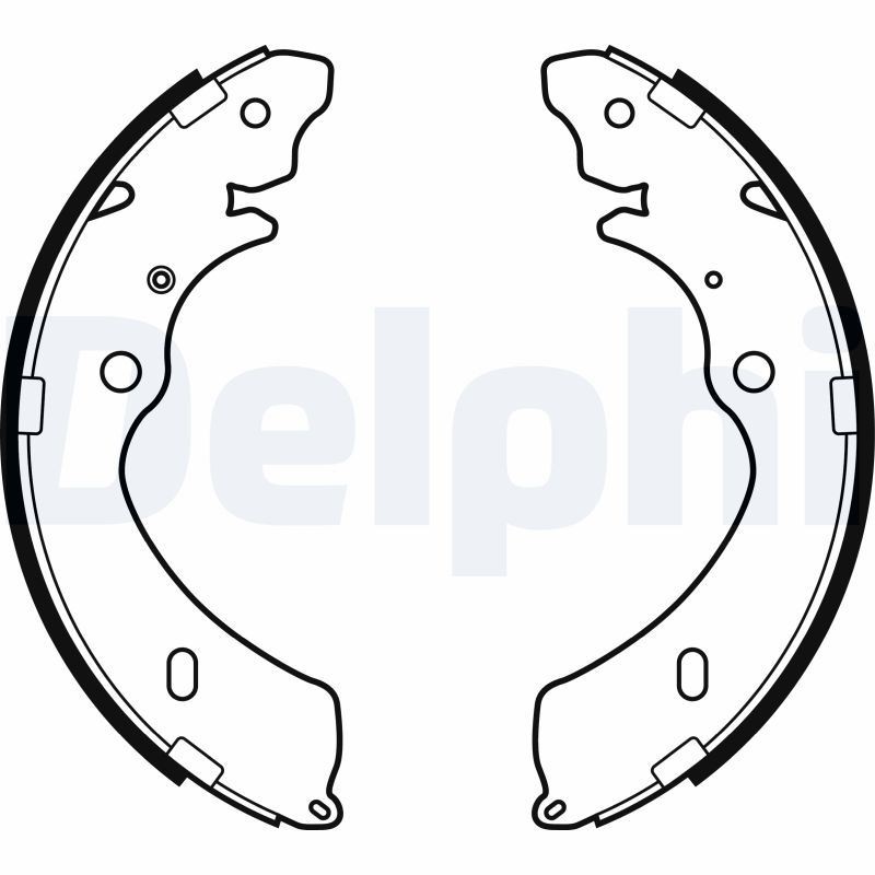 Für DELPHI HAMULCE LS2147 BRAKE SHOES ISUZU D-MAX 02- - Bild 7