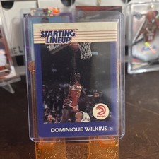 1988 Dominique Wilkens Starting Lineup Card