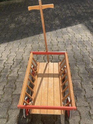 Leiterwagen aus Holz für Kinder und/oder Erwachsene zum Spielen oder Transport