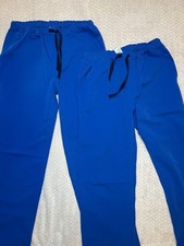 Lot of 2 Figs Men  s Pisco Straight Leg Blue Scrub Pants Size XS FM4500