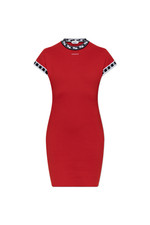 VERSACE Embroidered Red Dress New & Authentic