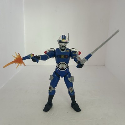 Power Rangers Lightning Turbo Blue Centurion Deluxe Action Figure