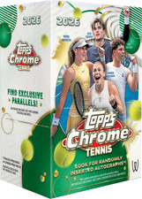 2026 TOPPS CHROME TENNIS VALUE BLASTER BOX. Brand New - Release Sept. 30