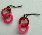 Vintage Barbie Doll Floating Gardens Pair of Earrings #1696