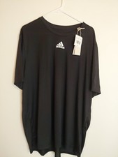 Adidas Men’s Short Sleeve Pregame  A T-Shirt Black 135939754 Size 2XL (NWT)