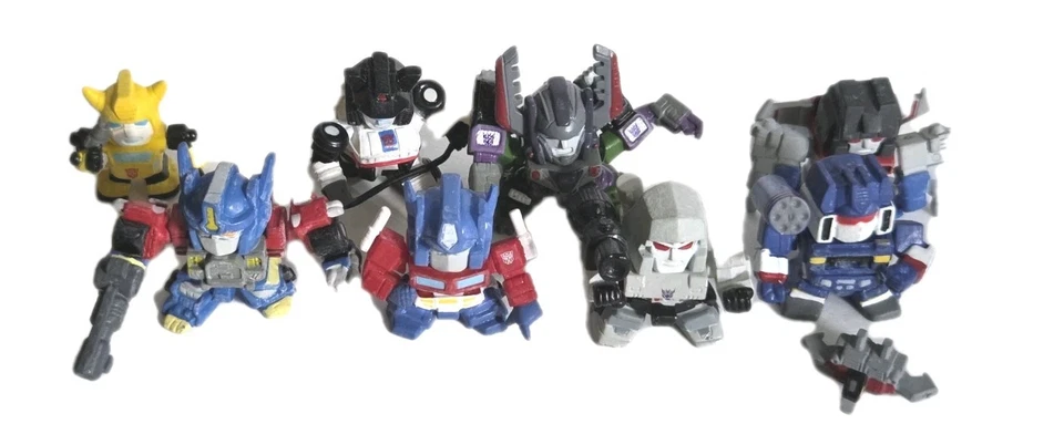 Rare G1 Transformers Q-Robo Collection Micron Legend SET OF 8 mini figures - Image 2 of 4