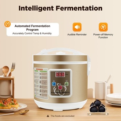 5L Schwarzer Knoblauch Automatisch Fermenter Maschine Thermostatische Heizung