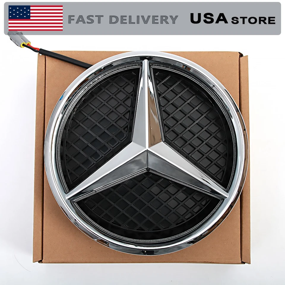 Fits for Mercedes Benz SLK Class SLK250 SLK350 2011-17 Front Emblem.Bumper w/LED Foto 3 de 4