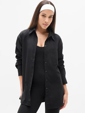 Athleta - Midday Relaxed Poplin Shirt - Free Ship