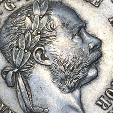 AUSTRIA HUNGARY FRANCIS GIUSEPPE 1848-1916 1 FLORIN 1879 SILVER