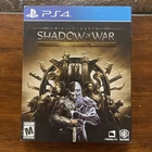 Middle-Earth: Shadow of War - Gold Edition - PS4 W Slipcover & Steelbook CLEAN