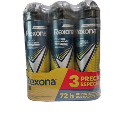 Rexona 3pk Desodorante For Men Invisible Spray Deodorant 150 ml Each