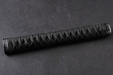  1 pc Schwarz Griff schwarz synthetische Ito Tsuka für japanische Samurai ﻿