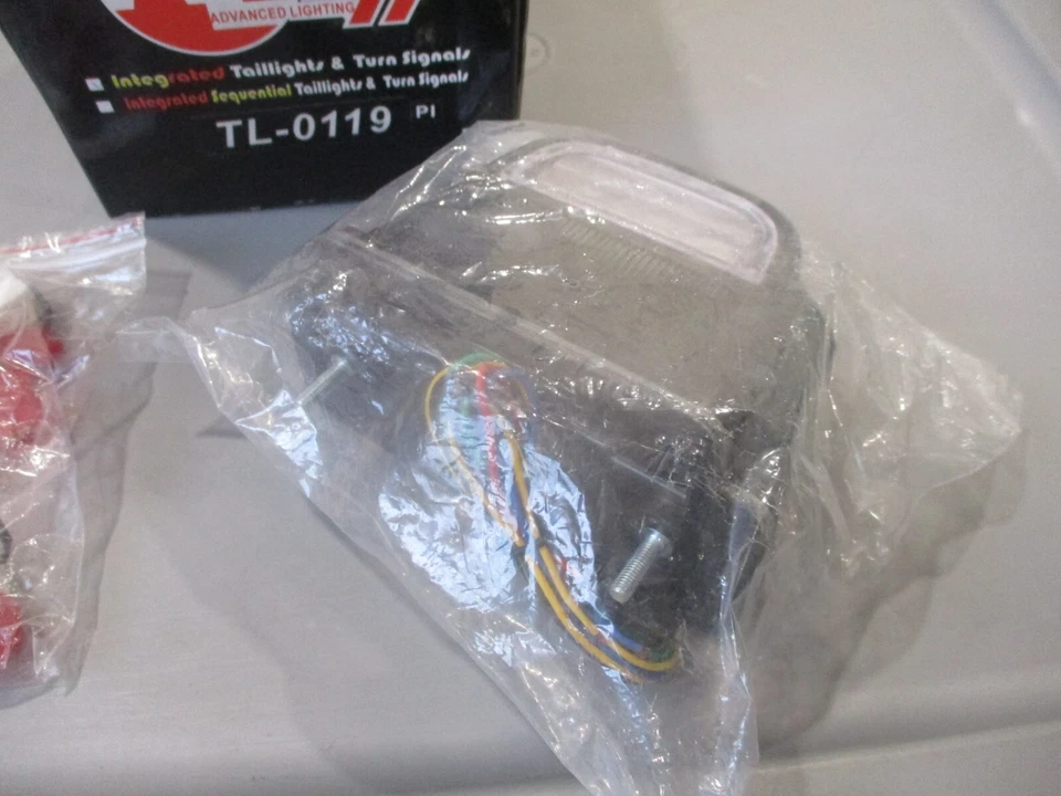 NOS Advanced Lighting Honda Smoke Integrated Tail Light CBR600RR TL-0119 - Image 2 of 4
