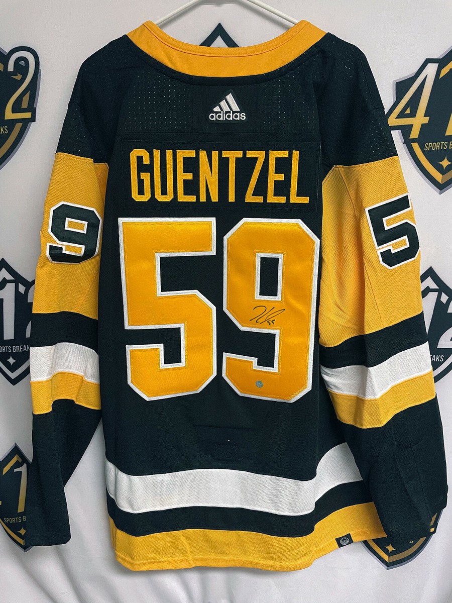 JAKE GUENTZEL Pittsburgh Penguins SIGNED Autographed JERSEY Frameworth COA